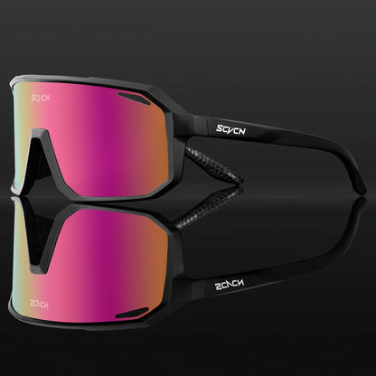 SCVCN Cycling Sunglasses Bike Mountain Driving Glasses Outdoor Sports Hiking Glasses Men's Glasses for Leisure Sunglasses