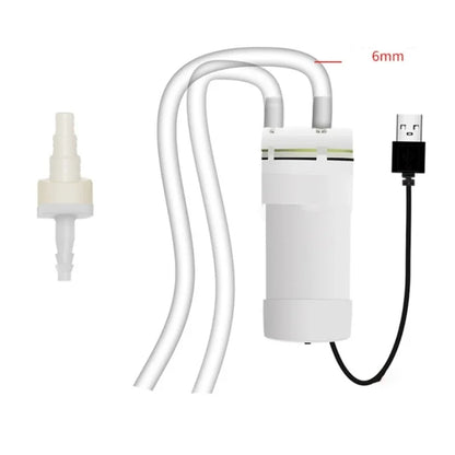 New Fish Tank Water Changer 5V 2A Electric Suction Plus Drainer USB Connector Small Vacuum Mini Powerful Electric Water Pump