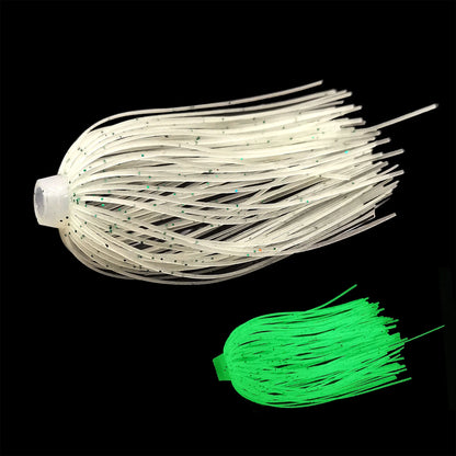 5 pcs/lot 88 Strands 64mm Silicone Skirts Elastic hole Umbrella skirts Fishing Accessories Buzzbaits Spinner Buzz Bait