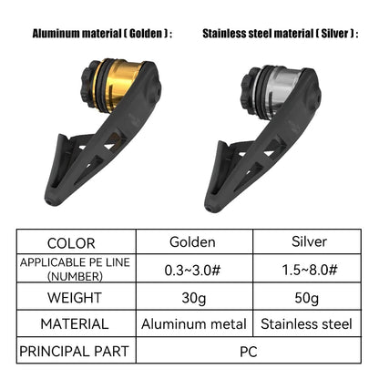 LEYDUN Fishing Tools PR Knotter Assist Line Leader Connection Knotting Machine Bobbin Winder Lines Wire Japan GT FG Knot Tool