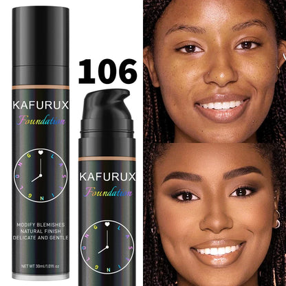 8 Colors Liquid Foundation Effective Concealer Waterproof Sweat-resistant Face Korean Makeup Profession Face Base Cosmetics Gift
