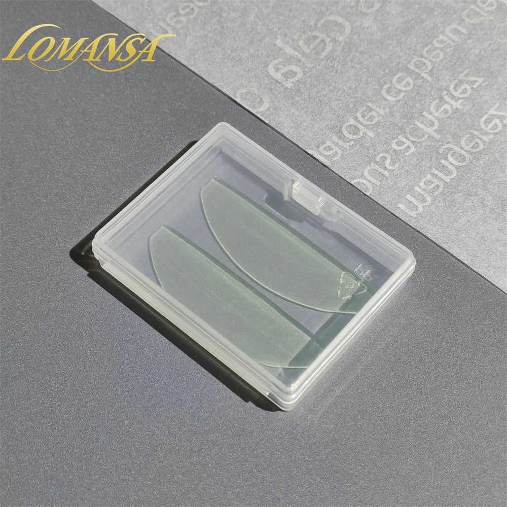 Lomansa Korea 1 Pair Reusable Silicone Eyelash Perm Lashes Rod Shield Lash Softening Pads Eyelash Curler Makeup Lash Lift Tools