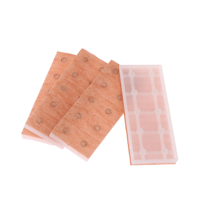 100Pcs/box Multi-Condition Ear Seed Acupressure Kit Disposable Press Needle Ear Seeds Acupuncture Vaccaria Plaster Bean Massagee
