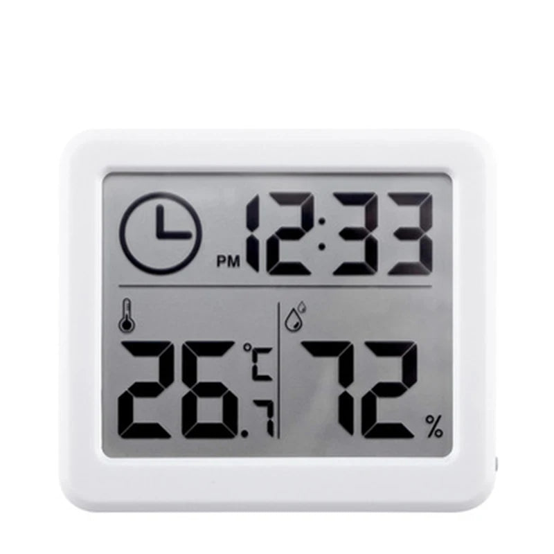 Digital Clock Desk Clock with Temperature Humidity  Wall Clocks for  Home Kitchen Office Desk Decorations NIDITON