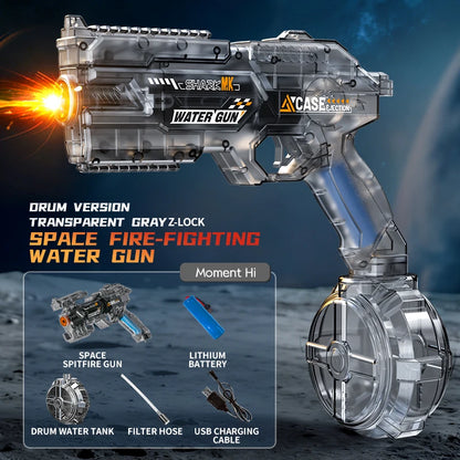 Electric Water Guns For Adults Powerful Squirt Automatic Water Suction Water Blasters Summer Outdoor Beach Toy For boys Kid Gift