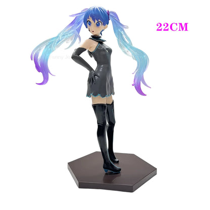 Anime Figure Cherry Blossoms Dress Action Figures Kawaii Swimsuit Vocaloid PVC Collectible Model Toys Girl Gift