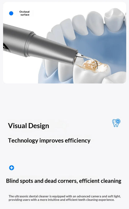 HOMEFISH Home Dental Cleaning Device Professional Tool for Removing Tartar Plaque And Calculus with Visual Technology