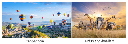 46*28cm Jigsaw Puzzles 500 Pieces Paper Picture Landscape Oil Painting Art Puzzles Decompression Toys for Adults Family Games