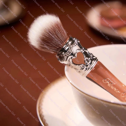 Flower Knows The Sweetie Bear Rounded Blush Brush  Loose Powder makeup Brushes