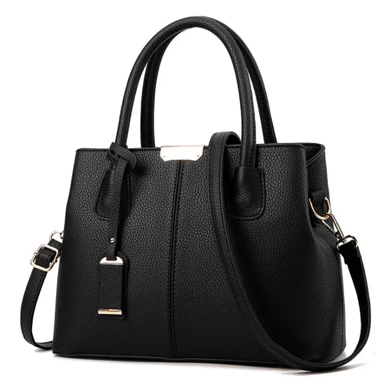 New luxury women's leather bag, well-known designer brand handbag, women's handbag wallet, fashionable shoulder bag