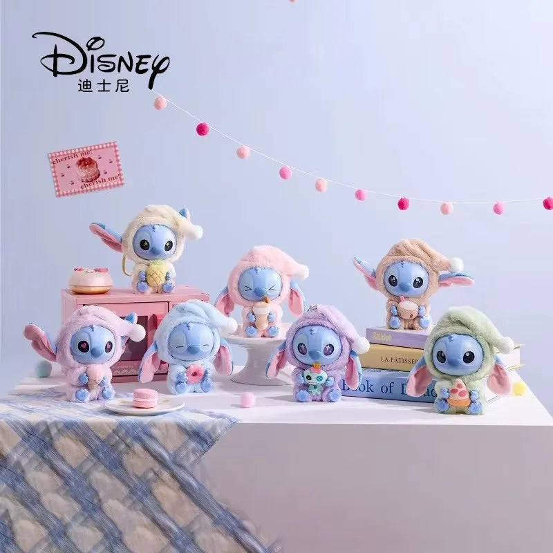 Official Stitch cartoon, so sleepy but still takes a bite / Street GENZ series blind box kids' collectible toy Christmas gift