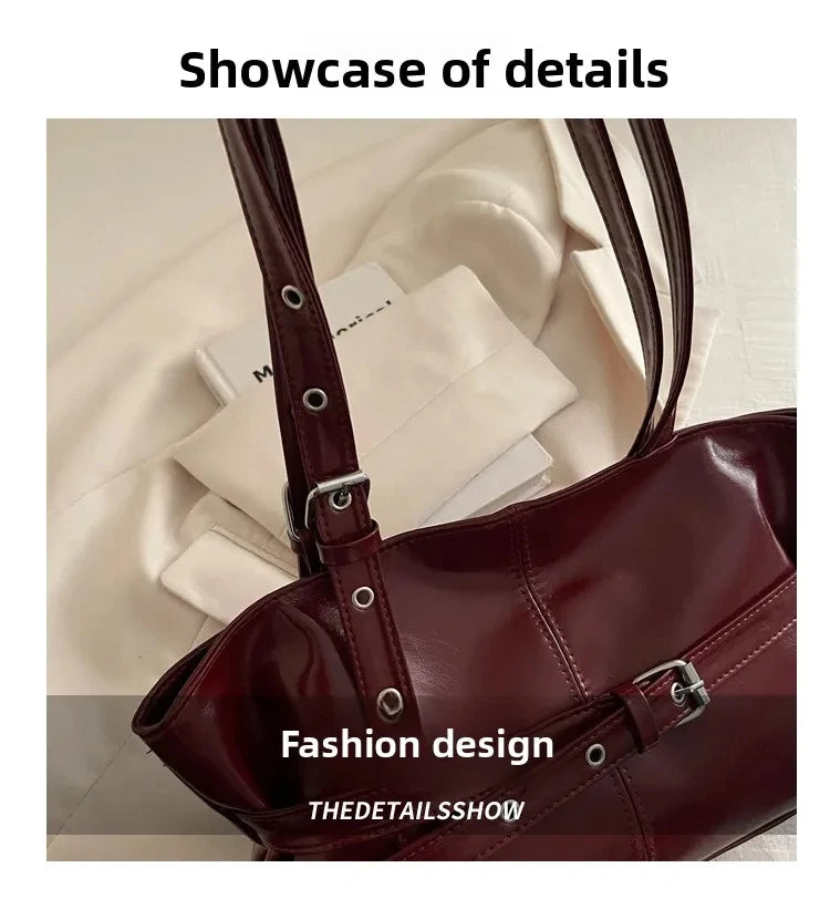 Fashionable Medium Size Versatile Tote Handbag for Daily Use Ethnic Style Synthetic Leather and Canvas Bag