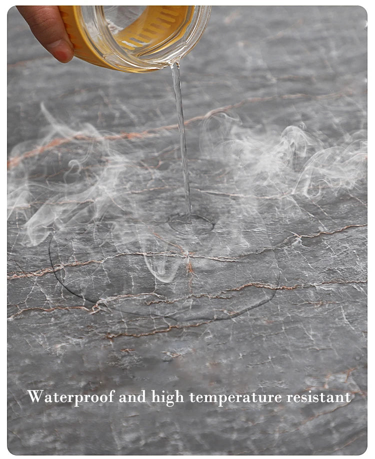 Kitchen Oil-Proof Film Stove Waterproof Moisture-Proof  Wallpaper Countertop Self-Adhesiv Cabinet Renovation Tile Marble Sticker