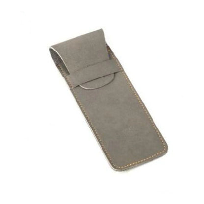 Vintage Frosted PU Leather Flap Pen Case High-end Fountain Pen Protective Sleeve Large Capacity Double Set of Pen Case