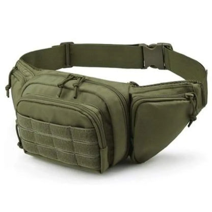 HOMEFISH Men Waist Fanny Pack Belt Bag Tactical Military Motorcycle Rider Sports Climb Camping Nylon Male Tool Sling Chest Hip