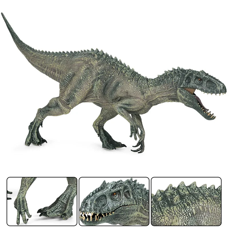 Oenux Jurassic Dinosaur Spinosaurus Indominus Rex Action Figures Open Mouth Tyrannosaurus Animals Model Collection Kid Toy Gift