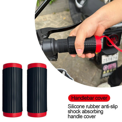 2pcs Universal Motorcycle Handlebar Brake Cover Non-slip Silicone Moto Modification Riding Equipment Protective Handlebar Covers