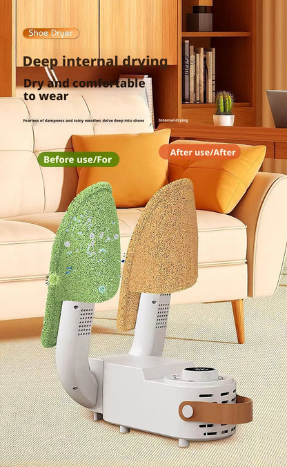 All-in-1 Smart Shoe Dryer Portable Automatic Fast Drying with Deodorization & Sterilization – Perfect for Home and Dorm Living