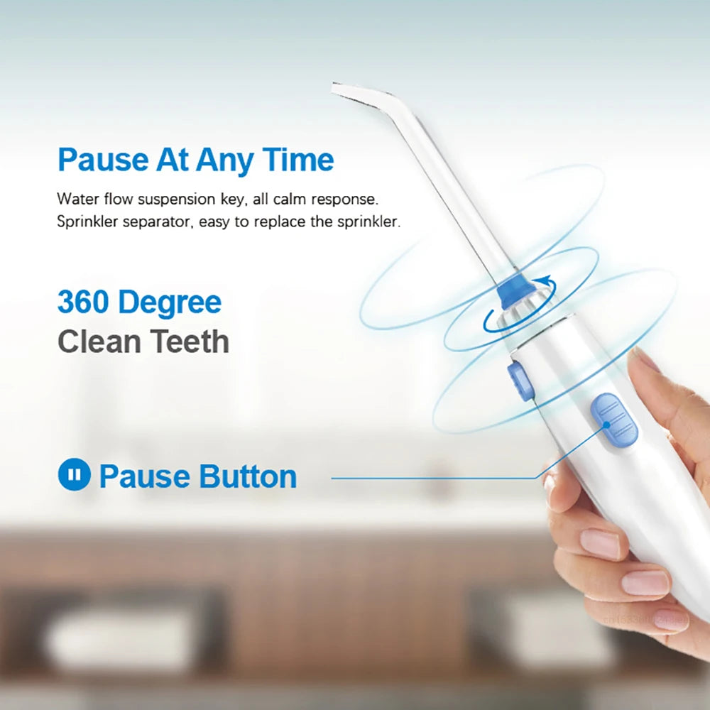 Oral Irrigator Dental Water Flosser for Teeth High Pressure Electric Dental Irrigator Water Flosser Mouth Washing Machine 800ML
