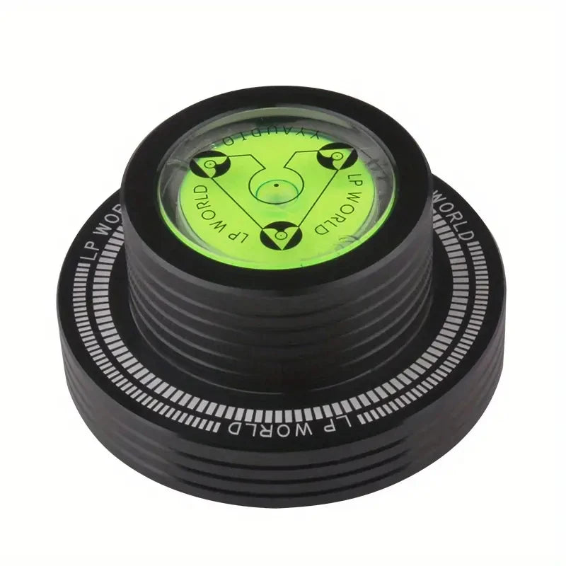 YYAUDIO Universal 50Hz LP Vinyl Record Player Disc Turntable Stabilizer with Level Aluminum Alloy Weight Clamp Music Player