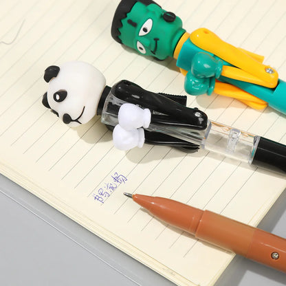 Writing Interactive Boxing Pen 1.0mm Boring Fun Mechanism Fist Pen Signature Press Ballpoint Pen Boxing Fighting Pen Party Game