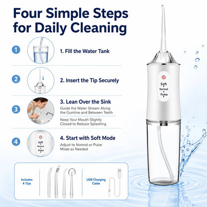Powerful Water Oral Irrigation Irrigator Jet Ultrasound Air Ipx7 Waterproof Mouthwash Machines Dental Floss Flosser Irigator