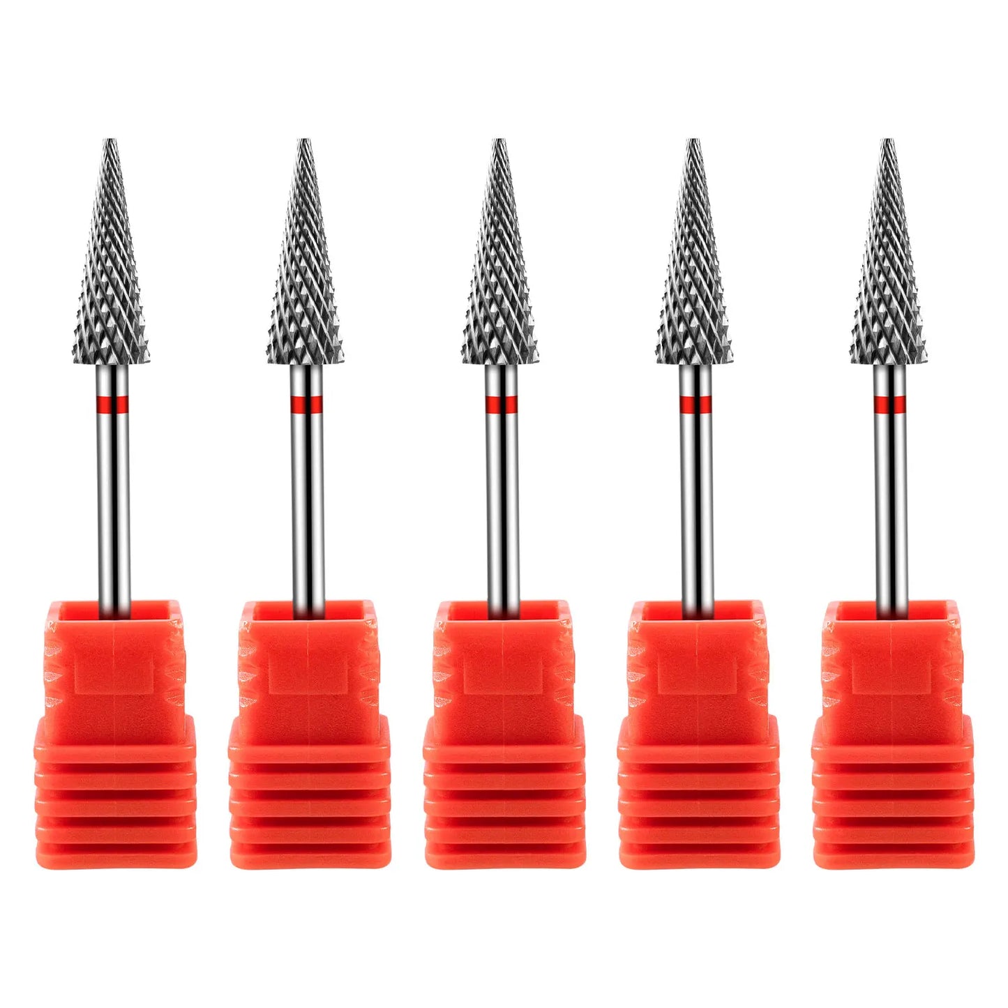 Tip Tungsten Carbid Nail Drill Bits Electric Manicure Drill Accessory Milling Cutters for Nail Gel Polish Remover Nail Tools