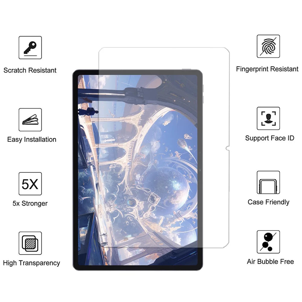 2-pack for Lenovo Xiaoxin Pad pro GT 11.1'' 2025 Tempered glass screen protector protective film 9H hardness HD clear film