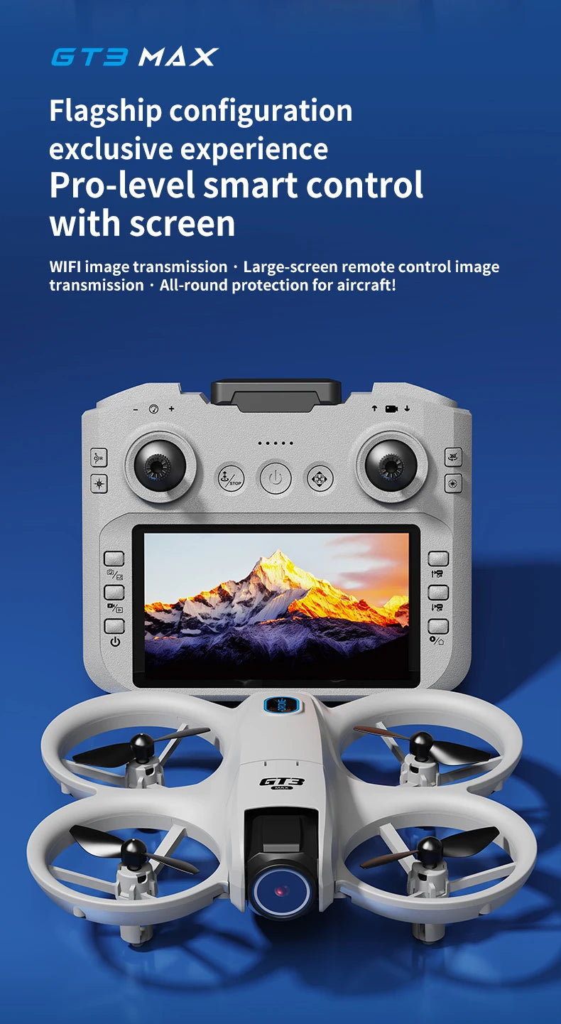New GT3 Drone 8K HD Remote Control Headless Mode Helicopter 360° Flip FPV 5G WIFI Quadcopter Toys Mini Drone Fors Kid Toy Gifts