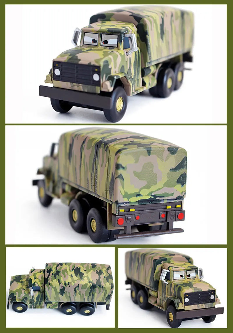 Disneyalloydie-castDisney Pixar car Bigfoot ice cream bar tall car glasses McQueen truck toy car model toy car gift for children
