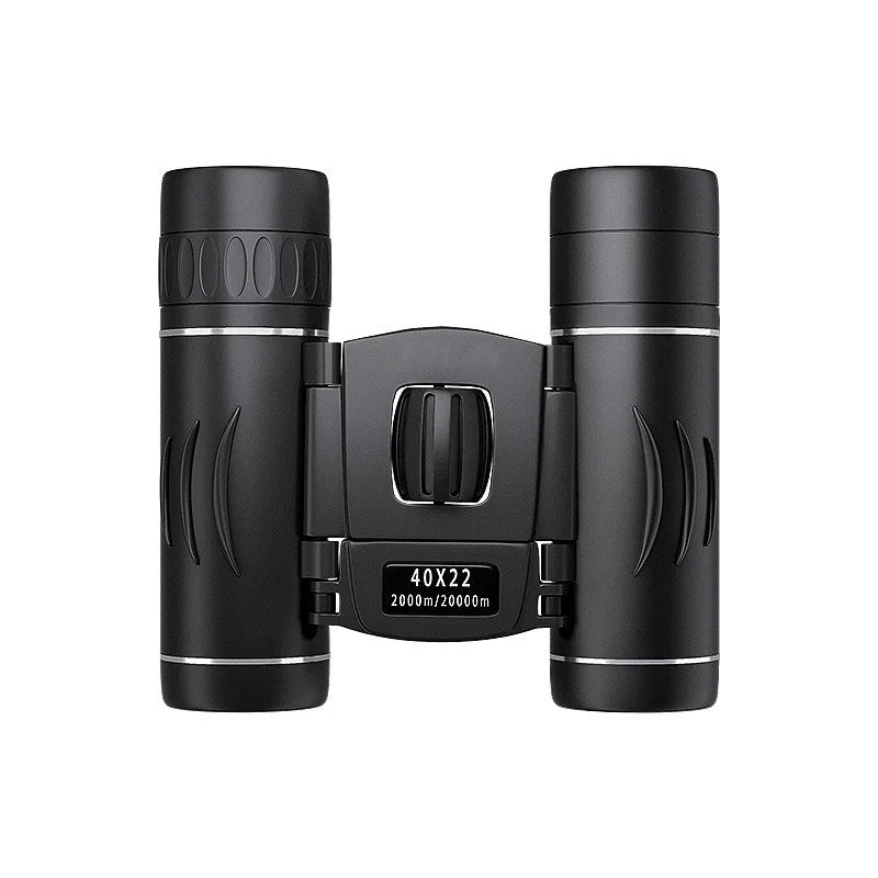 40x22 HD Binoculars with BAK4 FMC, Folding Mini Telescope with 2000M Long Range, Ideal for Hunting, Sports, Camping & Travel