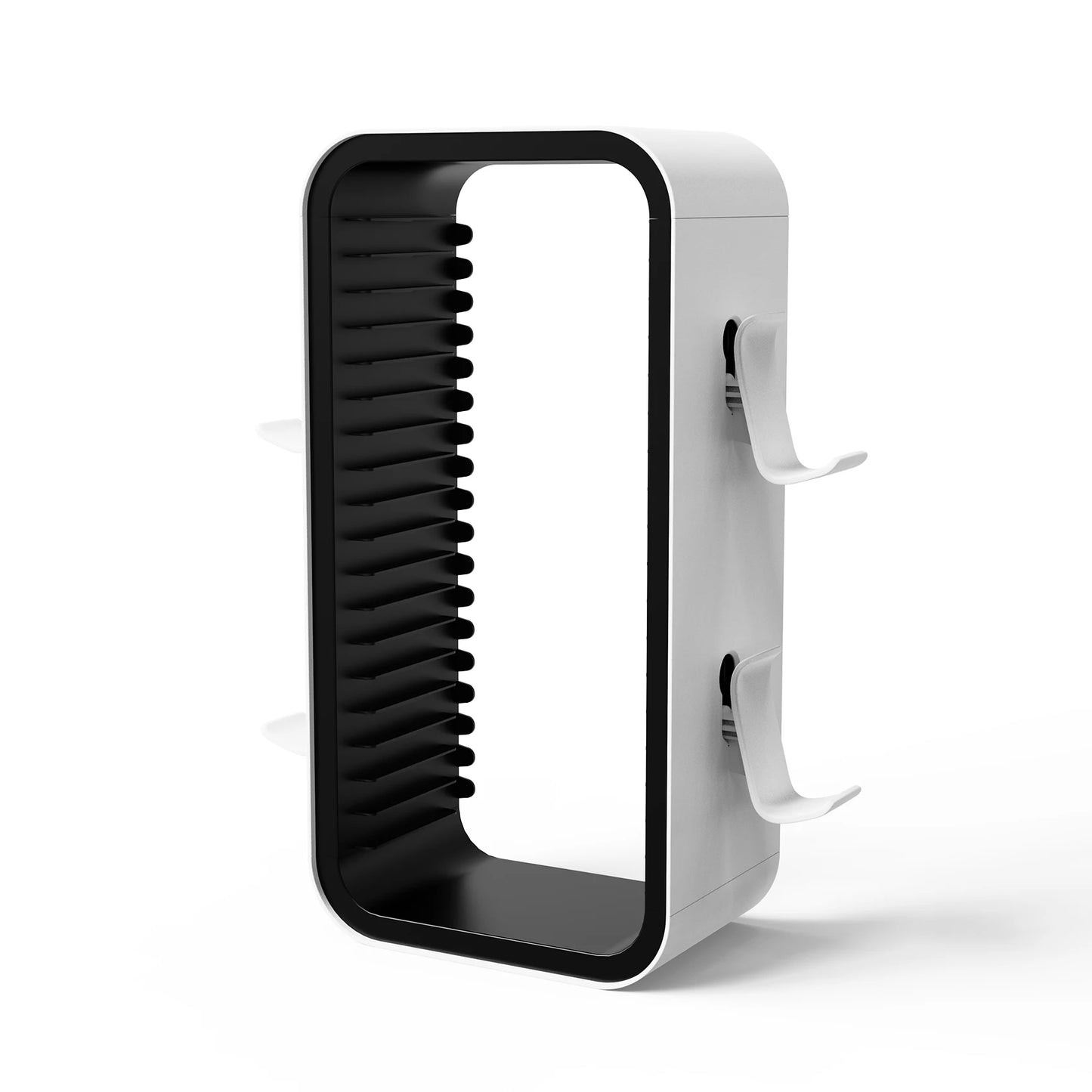 LinYuvo Game Storage Tower - Universal Video Game Organizer for PS4, PS5, Xbox, Switch and Blu-Ray - Holds 18 Disks