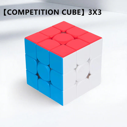 SENGSO Speed Cube 2X2 3x3 4X4 5X5 Cube Pyramid Problem-Solving Brain Teaser, Color-Matching Puzzle Educational Toy