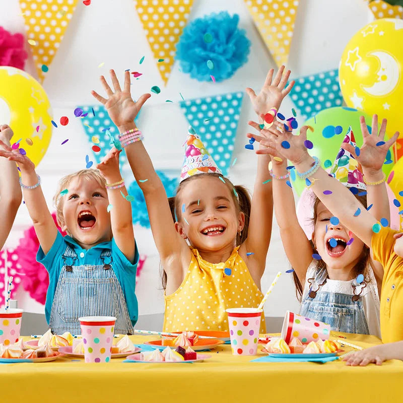 10-50Pcs Colorful Beads Bracelet Kids Girls Birthday Party Favors Goodie Pinata Filler Baby Shower Wedding Guest Treat Gifts