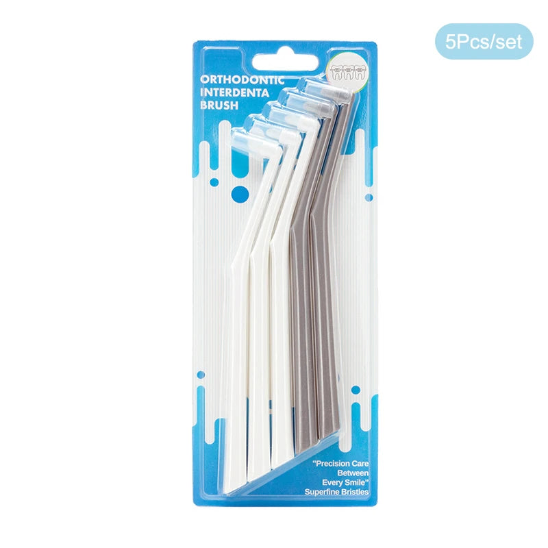 1/3/5 Pcs Interdental Brush Single-Beam Soft Teeth Cleaning Toothbrush Oral Care Tool Small Head Soft Hair Implant Adult