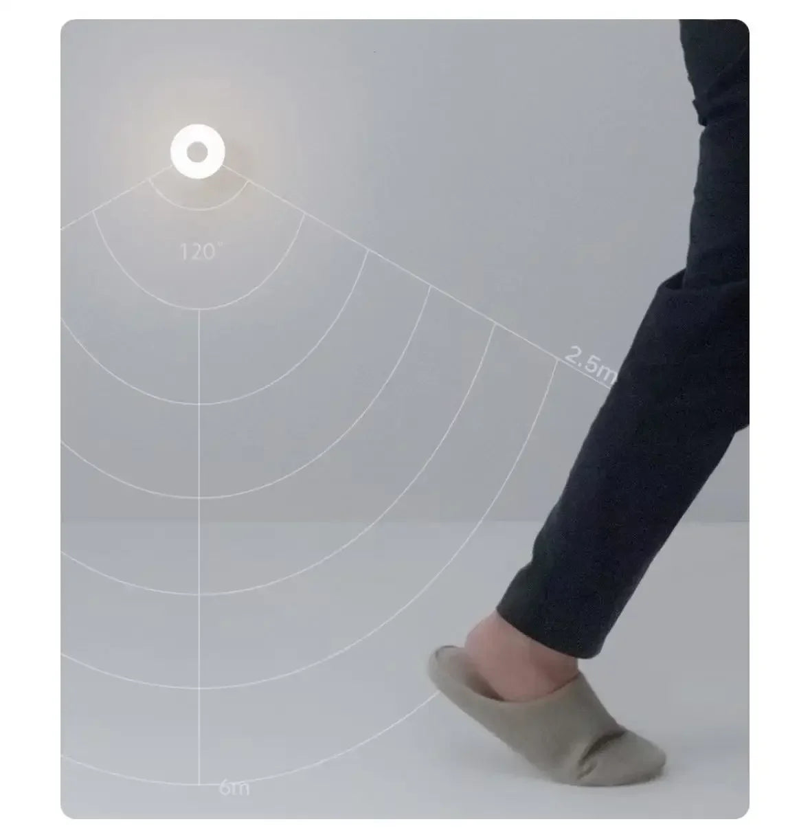 Original Mijia Night Light 2 Smart Motion Sensor, Dimmable Brightness Auto Light Sensing Bedside Lamp for Bedroom Kids Adults