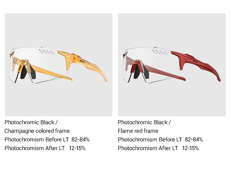 SCVCN Outdoor Photochromic Sunglasses Sports Bike Cycling Glasses Man MTB Climbing Glasses Eyewear Women Driving Bicycle Goggles