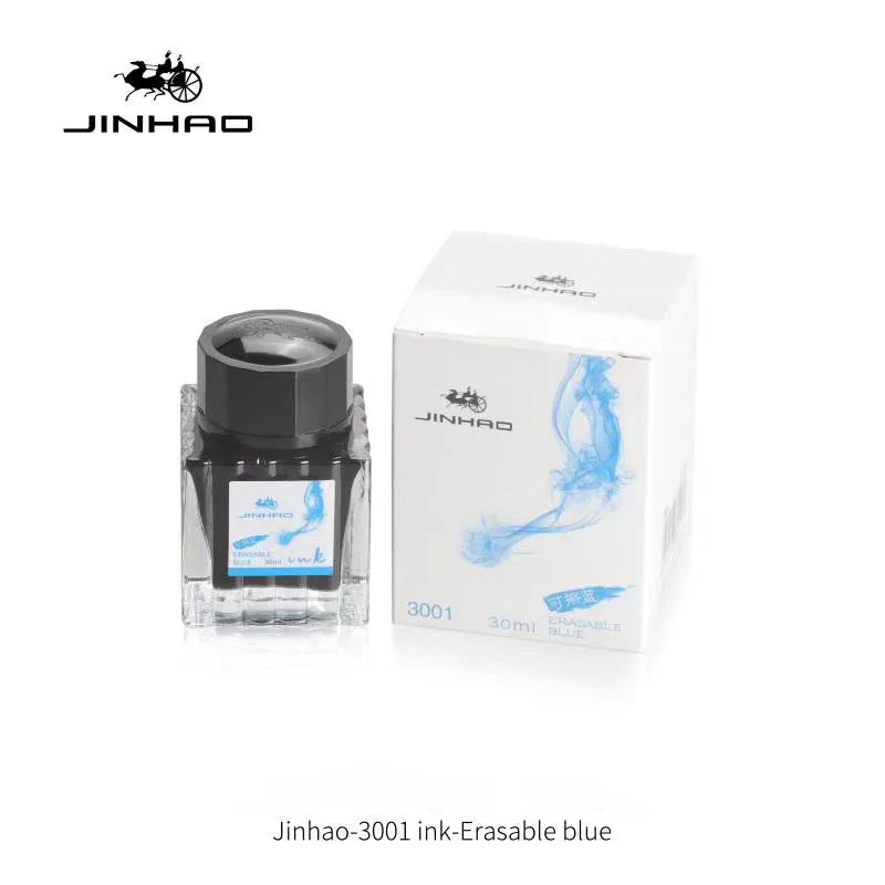 JINHAO 30ml Fountain Pen Ink Non-carbon Cartridge Refill Glass Bottled Fountain Pen Ink Stationery Office School Supplies