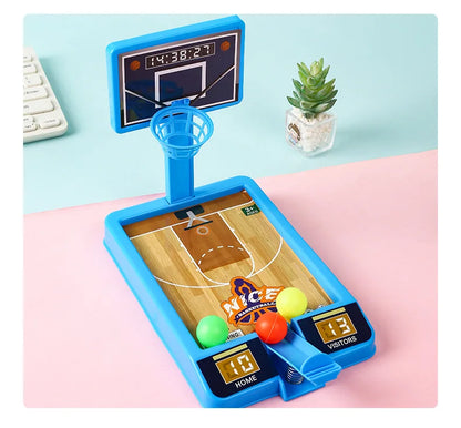 New Shooting Game Machine Mini Basketball Rack Shooting Machine Interaction Indoor Leisure Educational Toy