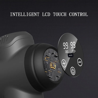 6/99 Speeds Massage Gun Deep Tissue, Back Massager Gun for Athletes Muscle Massage Gun for Body with 4/8 Massage Heads