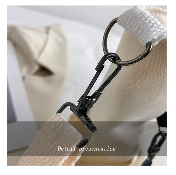 Large capacity Korean version crossbody bag suitable for both male and female college students travel shoulder bag commuting bag