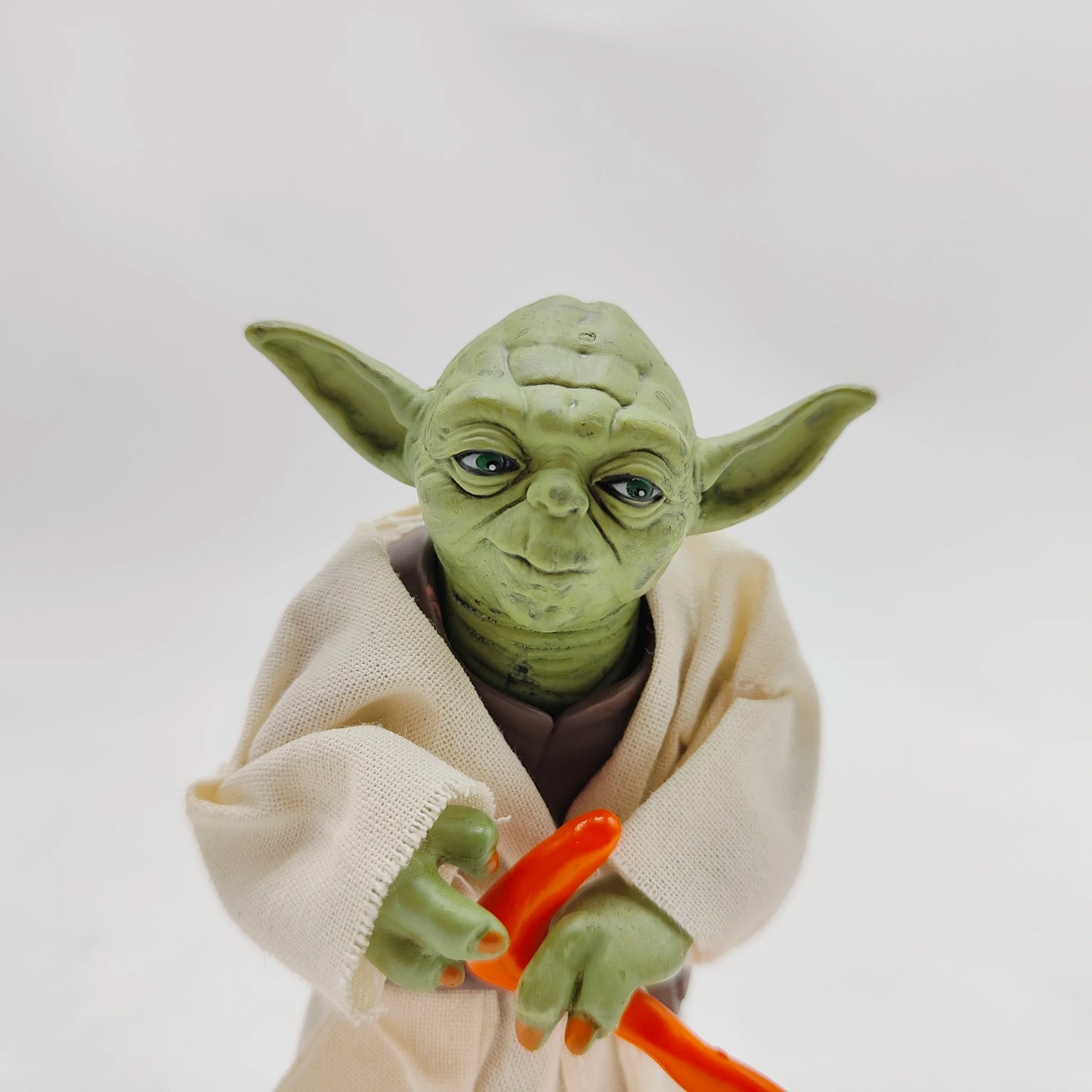 Manda lorian Master Yoda With Real clothes Action Figure Movie Cartoon Model Toys Desktop Ornament