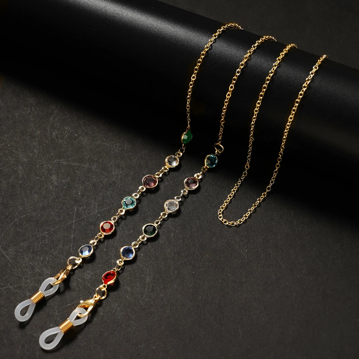 Sunglasses Masking Chains For Women Acrylic Pearl Crystal Eyeglasses Chains Lanyard Glass 2022 New Fashion Jewelry Wholesale