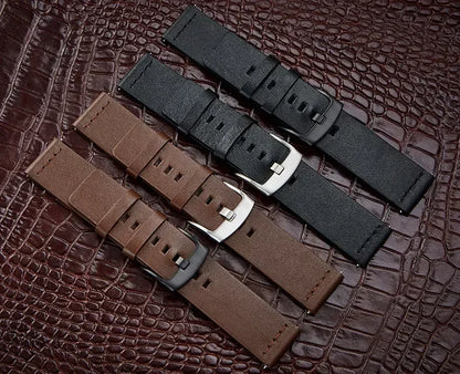 20mm 22mm Watch band Quick release Leather Strap for Samsung Galaxy Watch 3 Active2 40 44mm huawei watch gt 2 WatchBand 18 24mm