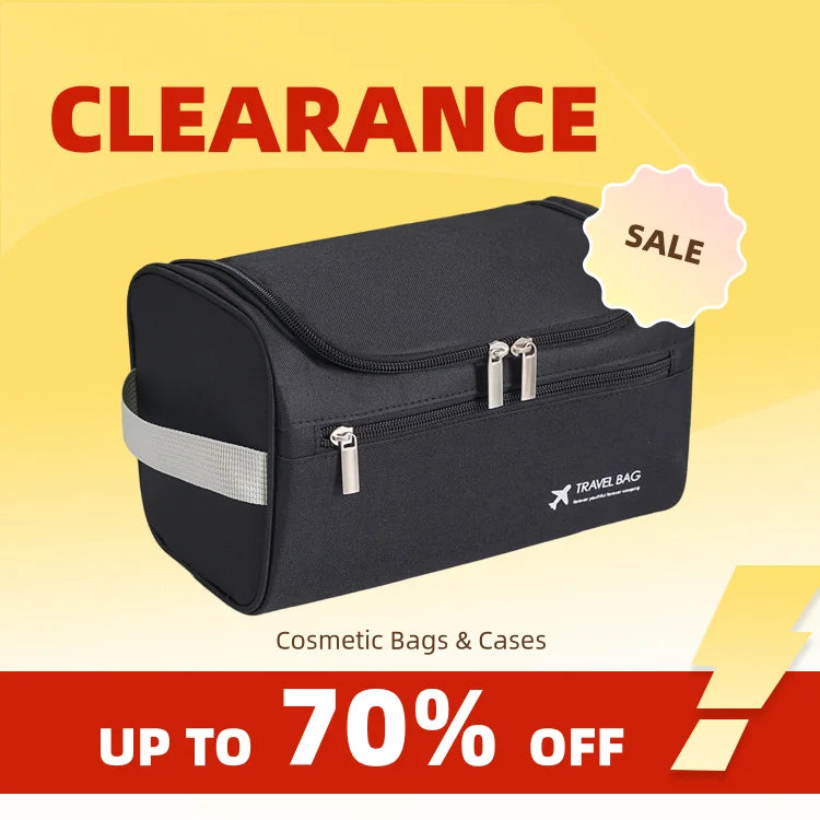 Clearance_Hanging Travel Toiletry Bag Organizer & Bathroom Hygiene Dopp Kit with Hook for Traveling Accessories Toiletries Bathr