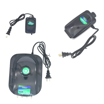 SOBO Silent Aquarium Oxygen Air Pump Fish Tank Adjustable Air Volume High Power Oxygenator Air Compressor Aerator 220v