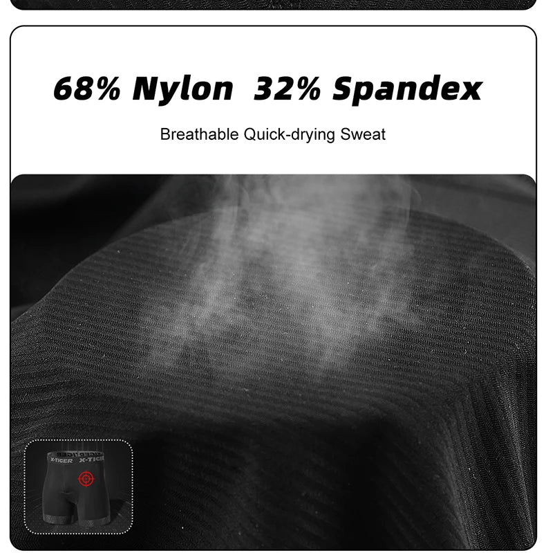 X-TIGER Cycling Shorts Breathable Mesh Cycling Underwear Gel Pad Shockproof MTB Bike Shorts Bicycle Underwear