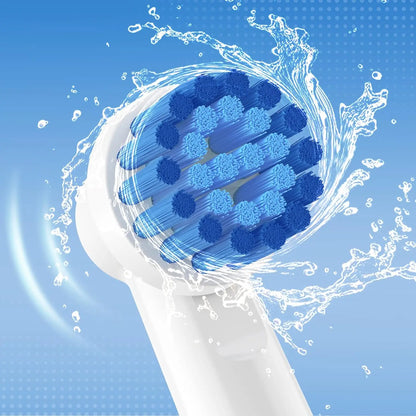 4/8/12/16/20 Pack Sensitive Gum Care Soft Bristle Replacement Brush Heads Compatible with Oral b Braun Electric Toothbrush