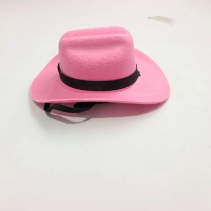 British Pet Dog Hat Star Cowboy Hat Pet Supplies Adjustable Dog Costume Top Hat Headwear Pet Hat Dogs Caps Pet Sun Hats for Cats