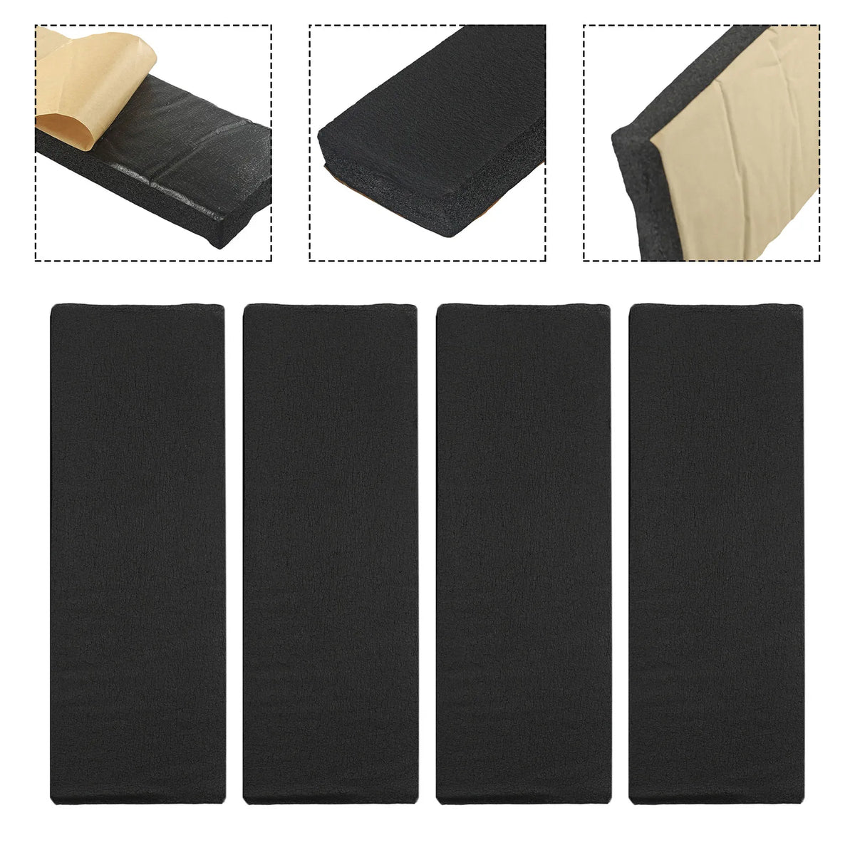 4pcs Set Garage Car Door Protector Wall Corner Bumper Guard Foam Block For Parking Spaces Warehouses Protecte Bump And Scratches